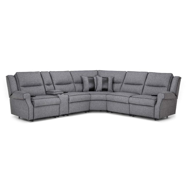440 Brayden Sectional – Franklin Corporation Within Colby Manual Reclining Sofas (View 12 of 15)