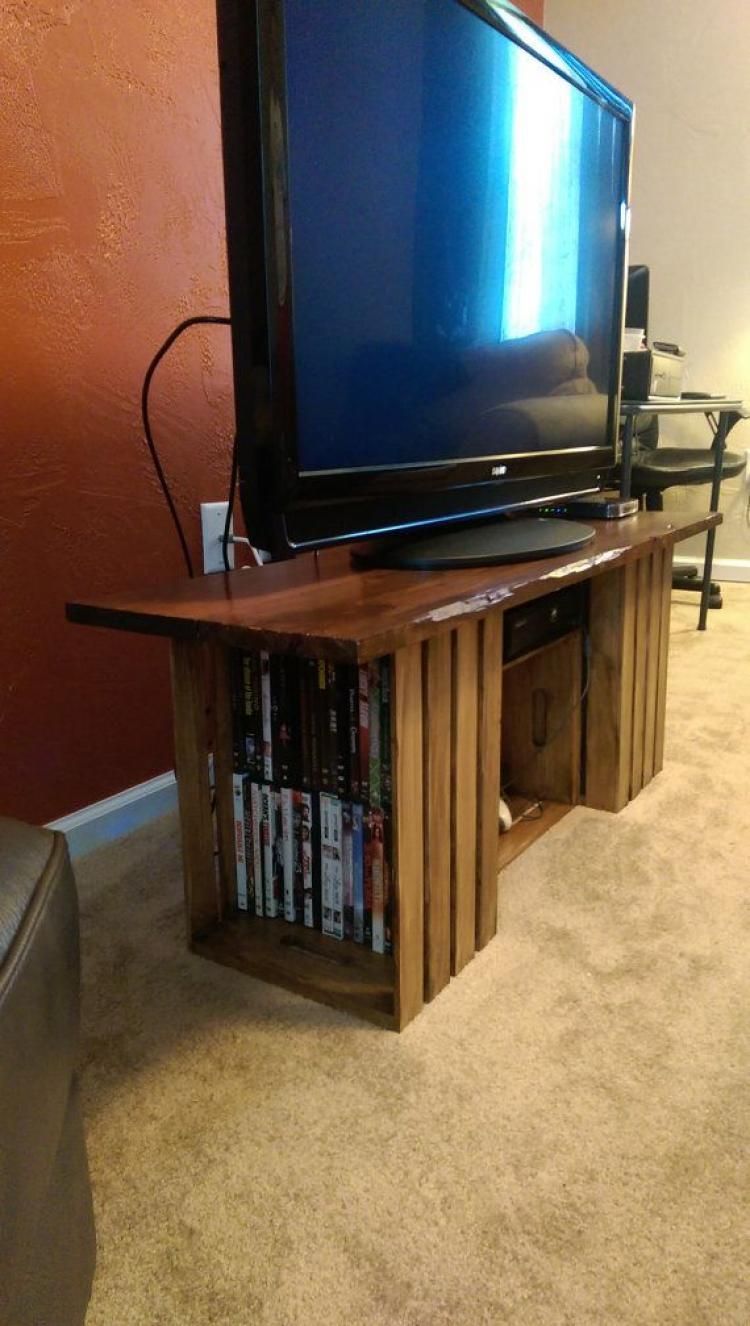 46+ Awesome Diy Crate Bookshelf Ideas To Apply Your Home Throughout Diy Convertible Tv Stands And Bookcase (View 14 of 15)
