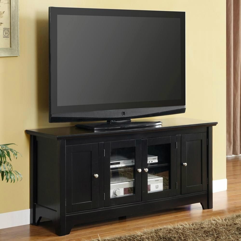 50 Inch Mahogany Contemporary Flat Screen Tv Stand – Wd Pertaining To Tv Stands For 50 Inch Tvs (Photo 7 of 15)