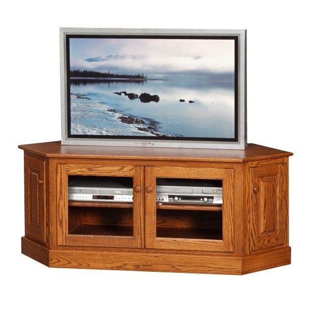 60" Low Corner Tv Stand – Town & Country Furniture Pertaining To Low Corner Tv Cabinets (Photo 4 of 15)
