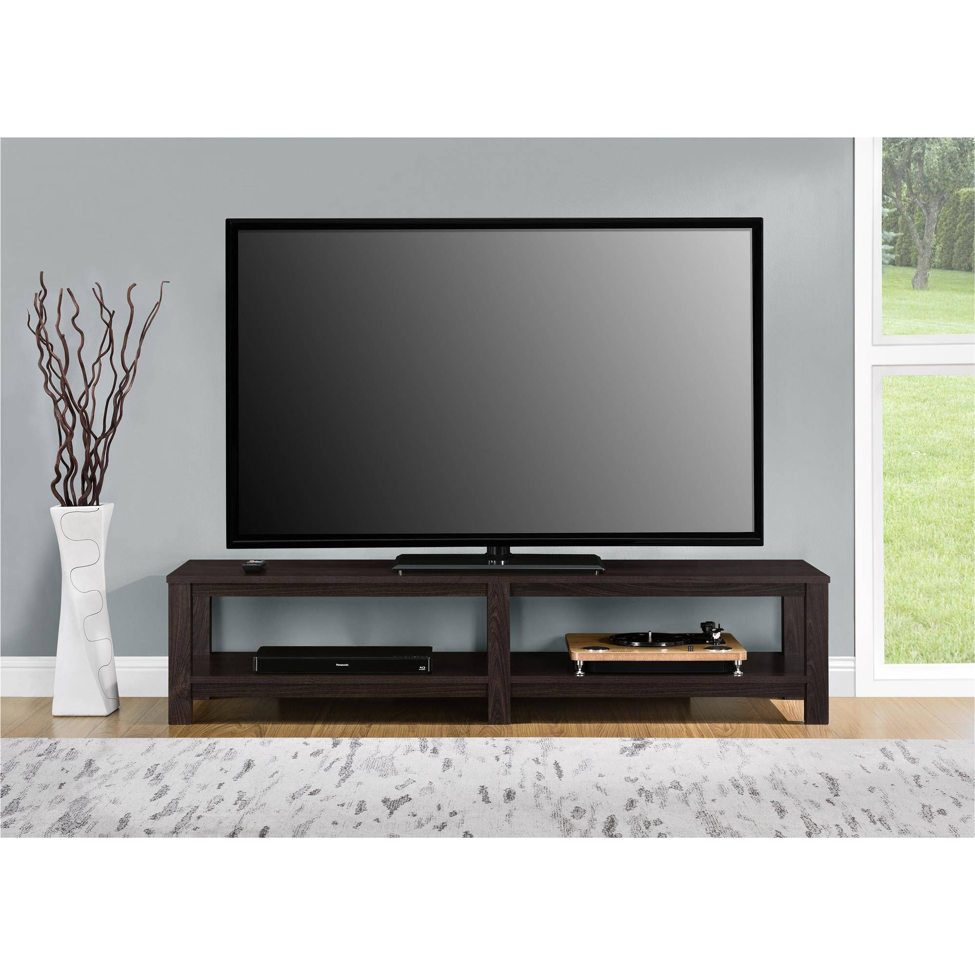 65 Inch Tv Media Entertainment Stand Console Table Mount Inside Mainstays Parsons Tv Stands With Multiple Finishes (View 1 of 15)