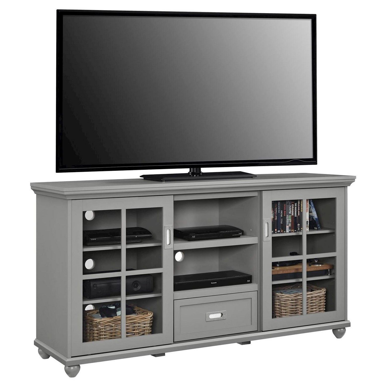 Aaron Lane 55" Tv Console With Doors – Altra | Tv Stand Throughout Lane Tv Stands (Photo 13 of 15)