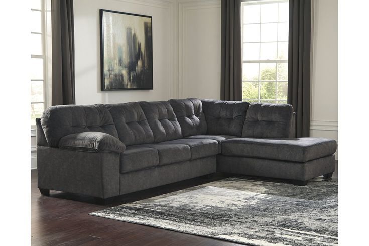 Accrington 2 Piece Sectional With Chaise | Ashley Pertaining To 2pc Maddox Right Arm Facing Sectional Sofas With Chaise Brown (View 10 of 15)