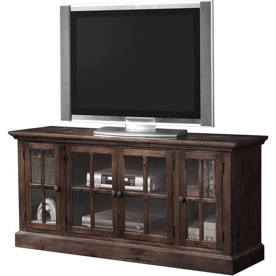 Acme Nora Dark Lager Tv Stand For Flat Screen Tvs Up To 70 Pertaining To Tv Stands For 70 Flat Screen (View 12 of 15)