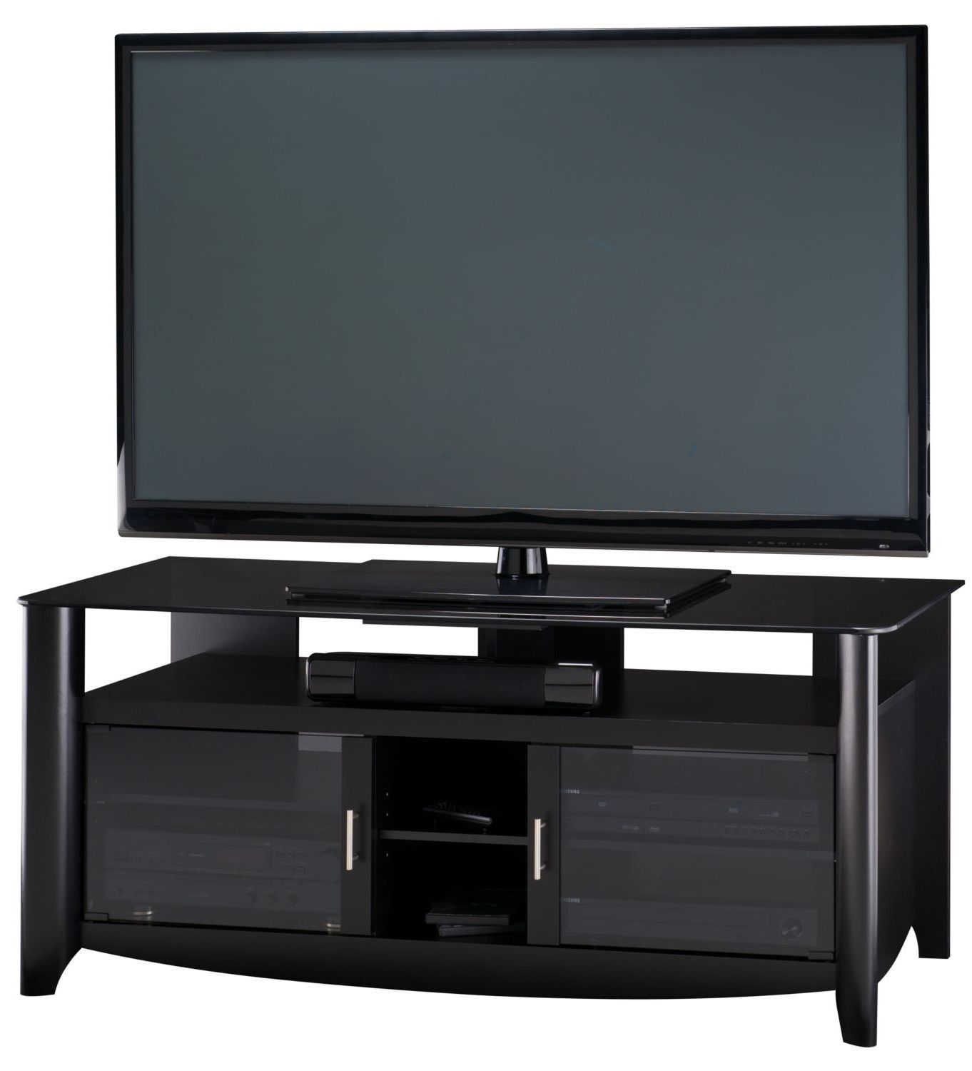 Aero Classic Black Large Tv Stand From Bush (my16960 03 Intended For Classic Tv Stands (Photo 14 of 15)