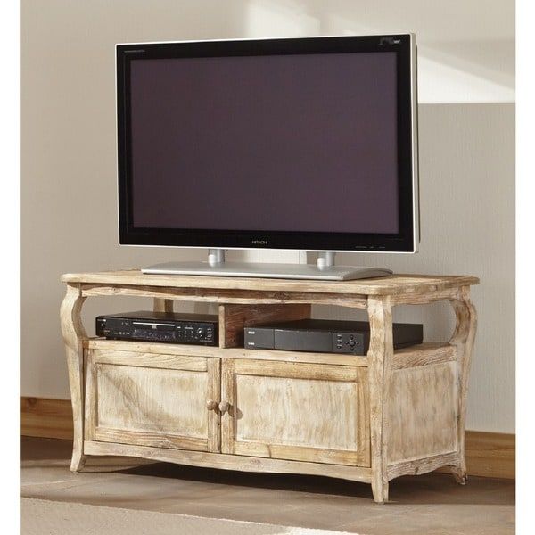 Alaterre Rustic Reclaimed Wood Tv Stand – Overstock – 9621659 With Regard To Rustic Tv Stands For Sale (View 8 of 15)