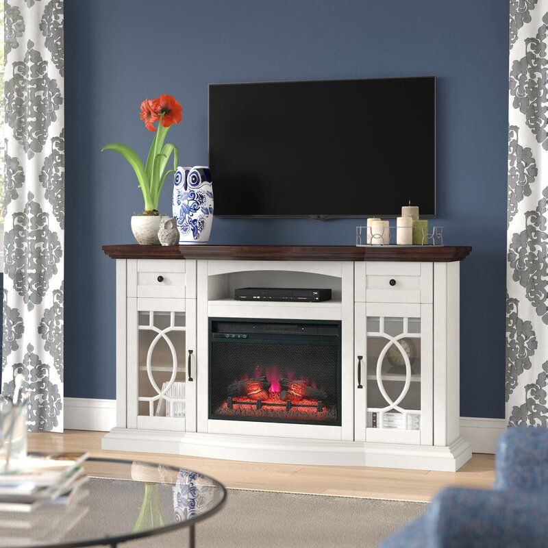 Alcott Hill® Bottomley Tv Stand For Tvs Up To 65" With With Regard To Hetton Tv Stands For Tvs Up To 70" With Fireplace Included (Photo 12 of 15)