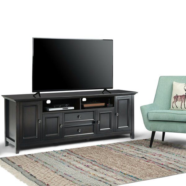 Alcott Hill® Mccoppin Solid Wood Tv Stand For Tvs Up To 78 Intended For Ansel Tv Stands For Tvs Up To 78&quot; (View 5 of 15)