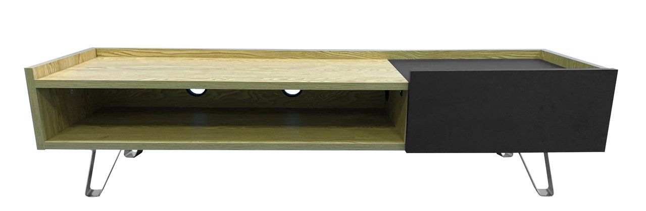 Alphason Adbe1500oak Bella Oak 1500 Tv Stand For Up To 65" Tvs With Regard To Bella Tv Stands (View 5 of 15)