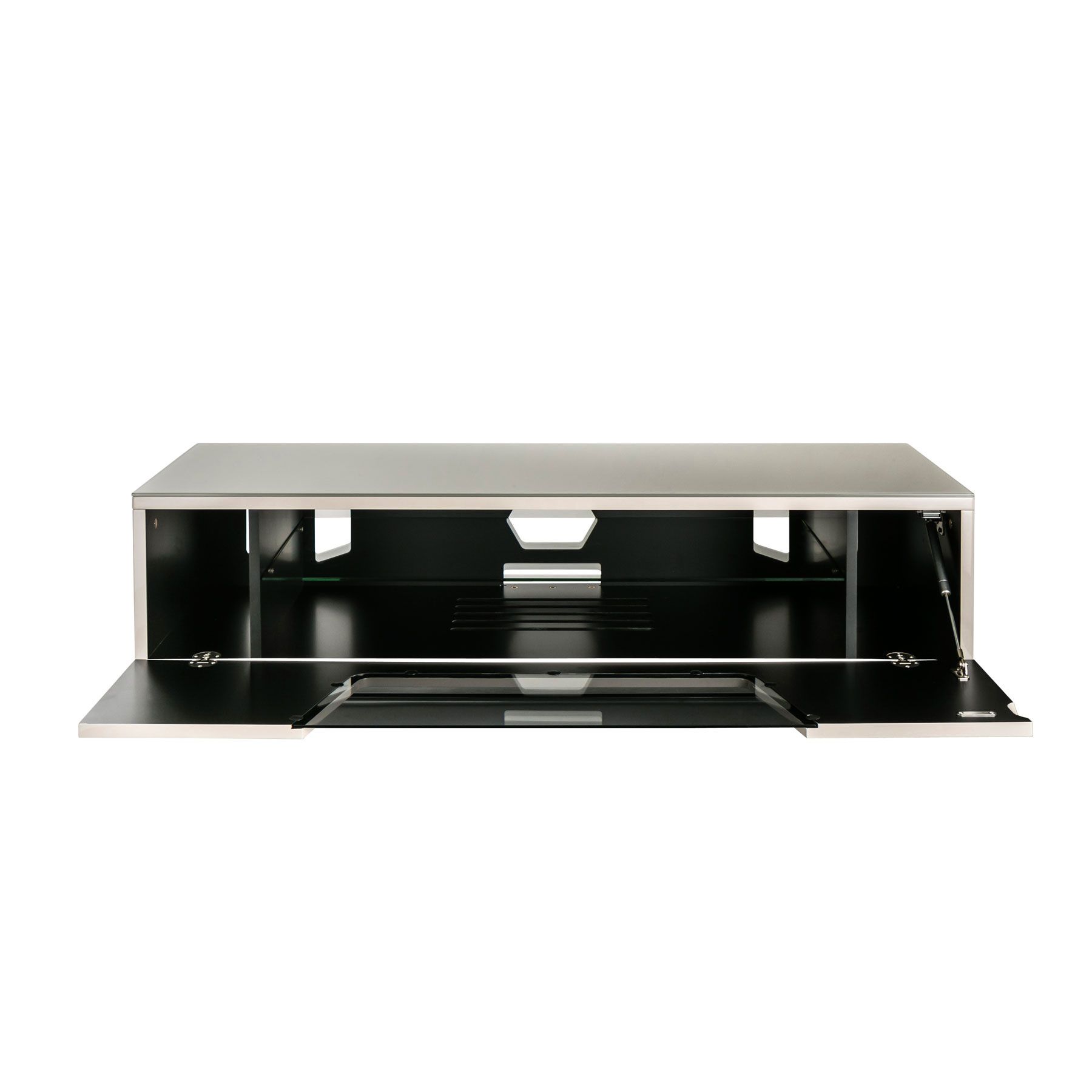 Alphason Chromium 2 120cm Ivory Tv Stand For Up To 60" Tvs Pertaining To Chromium Tv Stands (View 11 of 15)