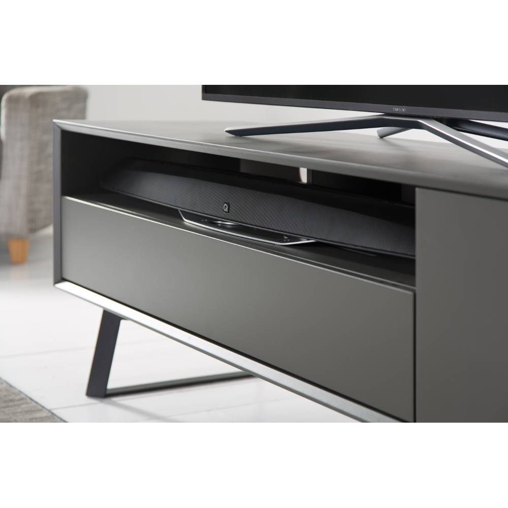 Alphason Designs Adca1600grey The Carbon, A Sleek Pertaining To Sleek Tv Stands (Photo 11 of 15)