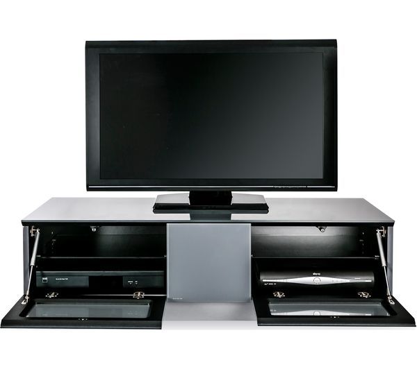 Alphason Element Modular 1250 Tv Stand – Grey Deals | Pc World Pertaining To Alphason Tv Cabinet (View 11 of 15)