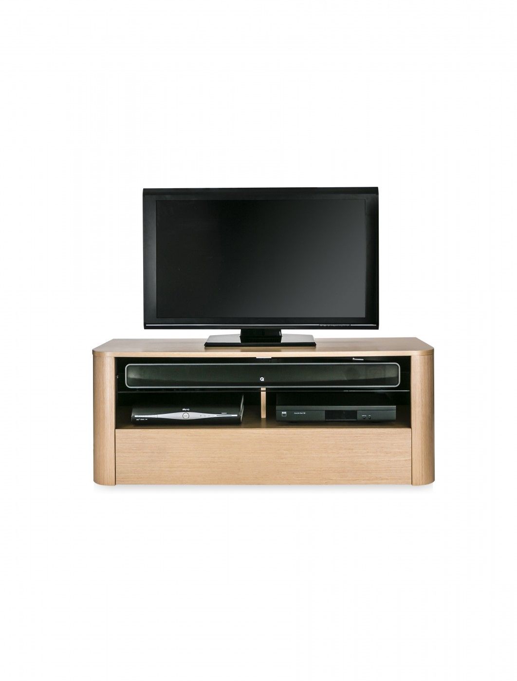 Alphason Hugo Tv Stand Adh1260 Lo Light Oak | 121 Tv Mounts With Alphason Tv Cabinet (View 12 of 15)