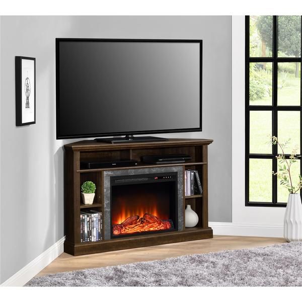 Altra Overland Contemporary Electric Fireplace Corner 50 Within 50 Inch Corner Tv Cabinets (View 15 of 15)
