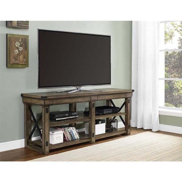 Altra Wildwood Rustic Grey 65 Inch Tv Stand – Free With Regard To Hard Wood Tv Stands (View 13 of 15)
