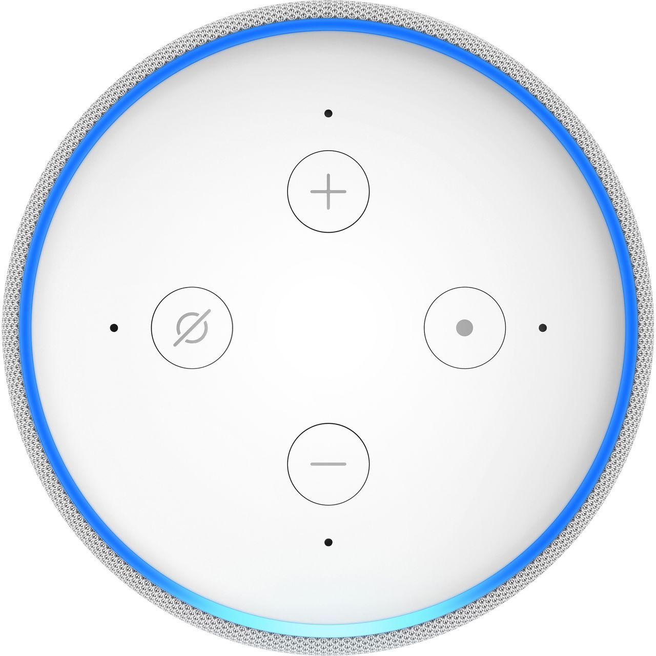 Amazon Echo Dot (3rd Gen) Smart Speaker With Alexa White Within Echo Tv Unit (Photo 5 of 15)
