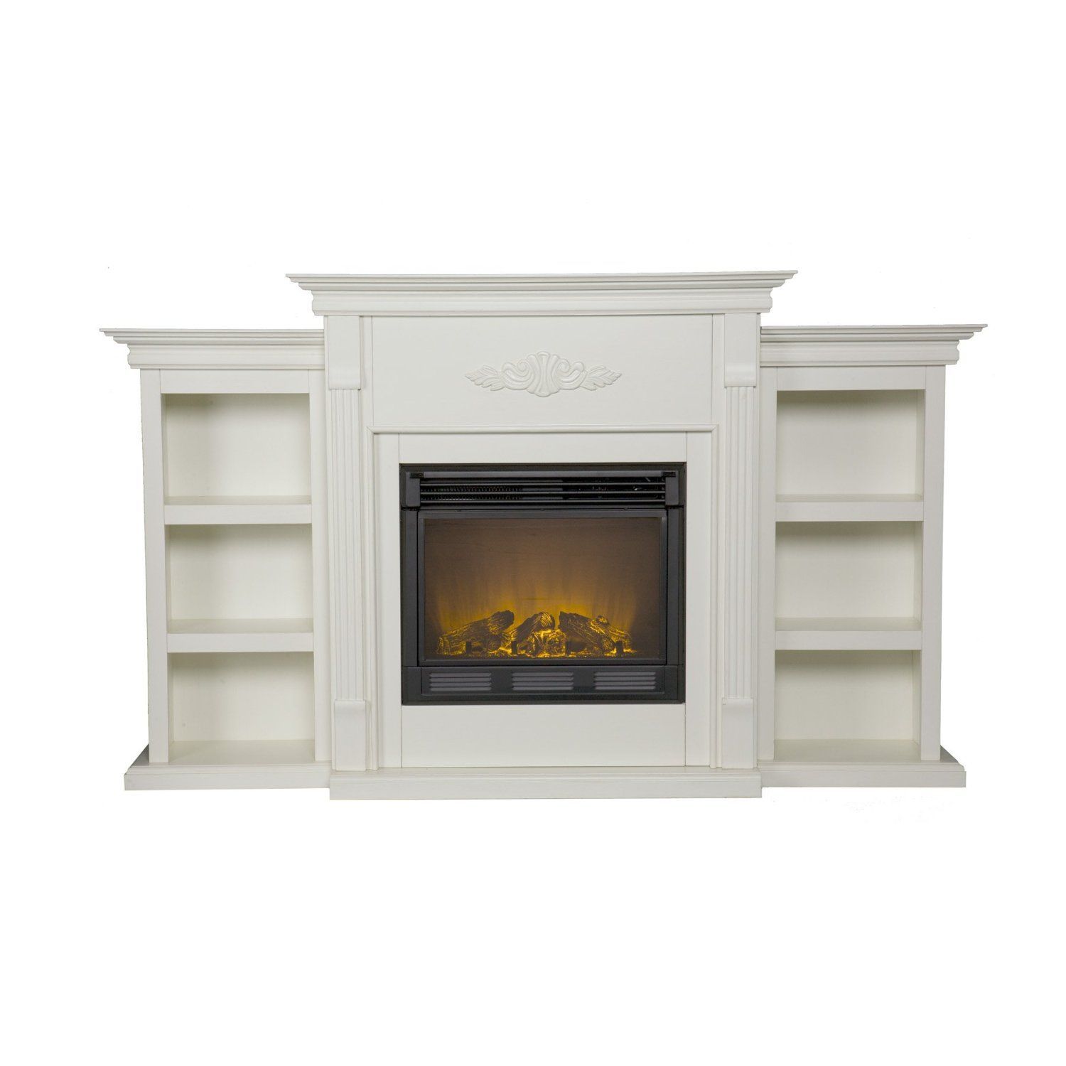 Amazon – Sei Tennyson Electric Fireplace With Pertaining To Compton Ivory Extra Wide Tv Stands (View 9 of 15)