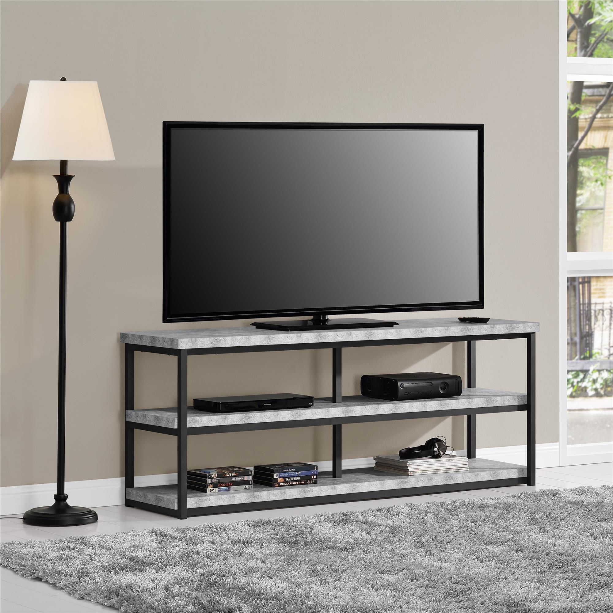 Ameriwood Home Ashlar Tv Stand For Tvs Up To 65", Multiple Inside Mainstays Tv Stands For Tvs With Multiple Colors (View 1 of 15)