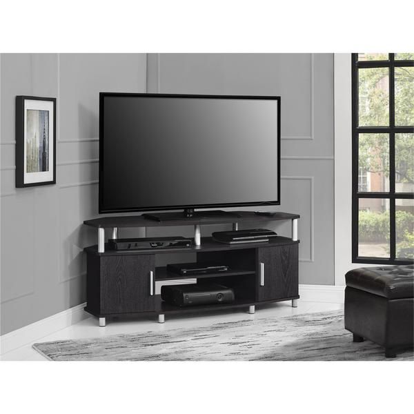Ameriwood Home Carson 50 Inch Espresso Corner Tv Stand Pertaining To Tv Stands For 50 Inch Tvs (View 13 of 15)