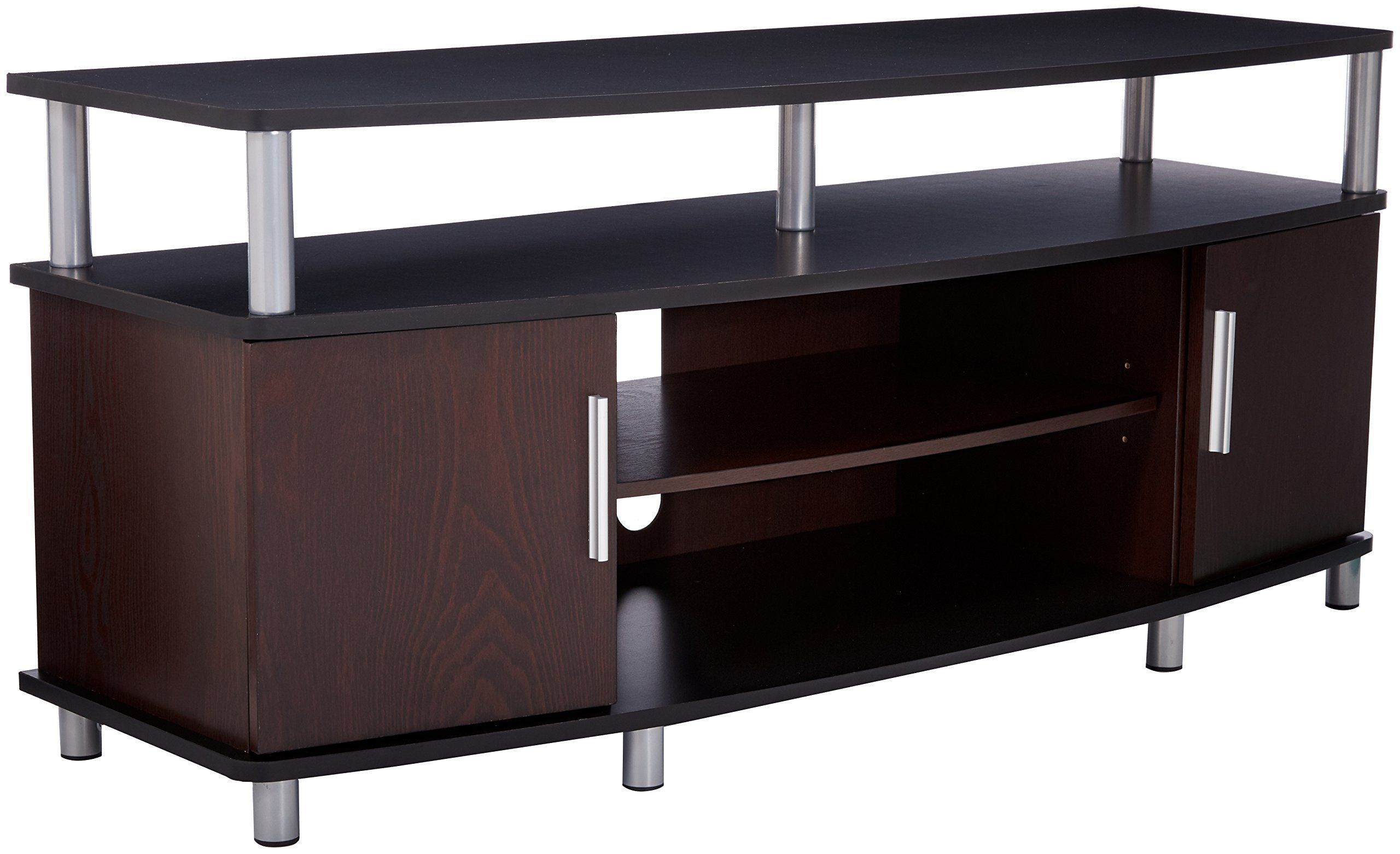 Ameriwood Home Carson Tv Stand For Tvs Up To 50 Inches Pertaining To Bromley Black Wide Tv Stands (Photo 9 of 15)