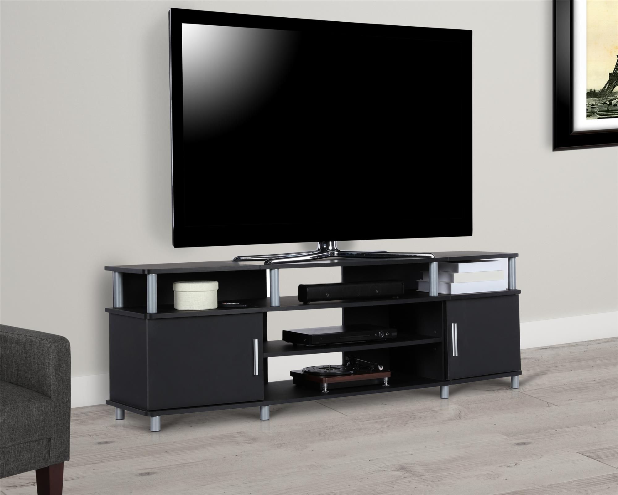 Ameriwood Home Carson Tv Stand For Tvs Up To 70", Multiple In Mainstays Tv Stands For Tvs With Multiple Colors (View 8 of 15)