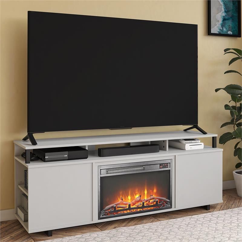 Ameriwood Home Mason Fireplace Tv Stand For Tvs Up To 65 Within Karon Tv Stands For Tvs Up To 65" (View 4 of 15)