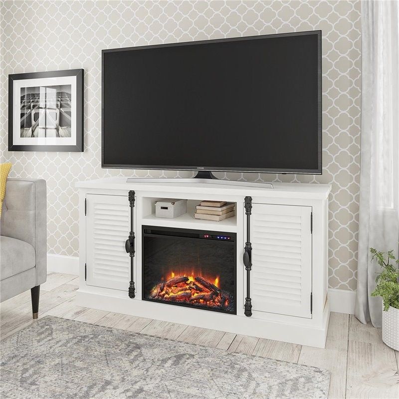 Ameriwood Home Sienna Park Fireplace Tv Stand Up To 65" In For Neilsen Tv Stands For Tvs Up To 65" (Photo 12 of 15)
