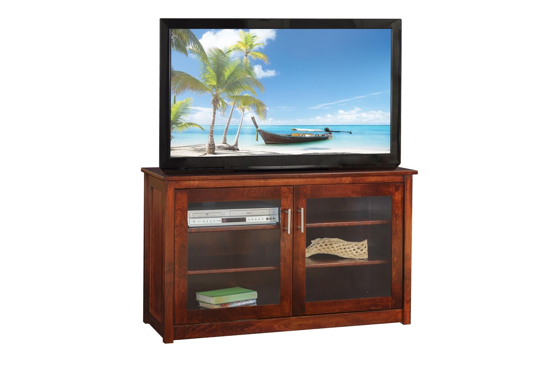 Amish 48" Lcd Tv Stand | Lcd Tv Stand, Fireplace Tv Stand Inside Hard Wood Tv Stands (View 3 of 15)