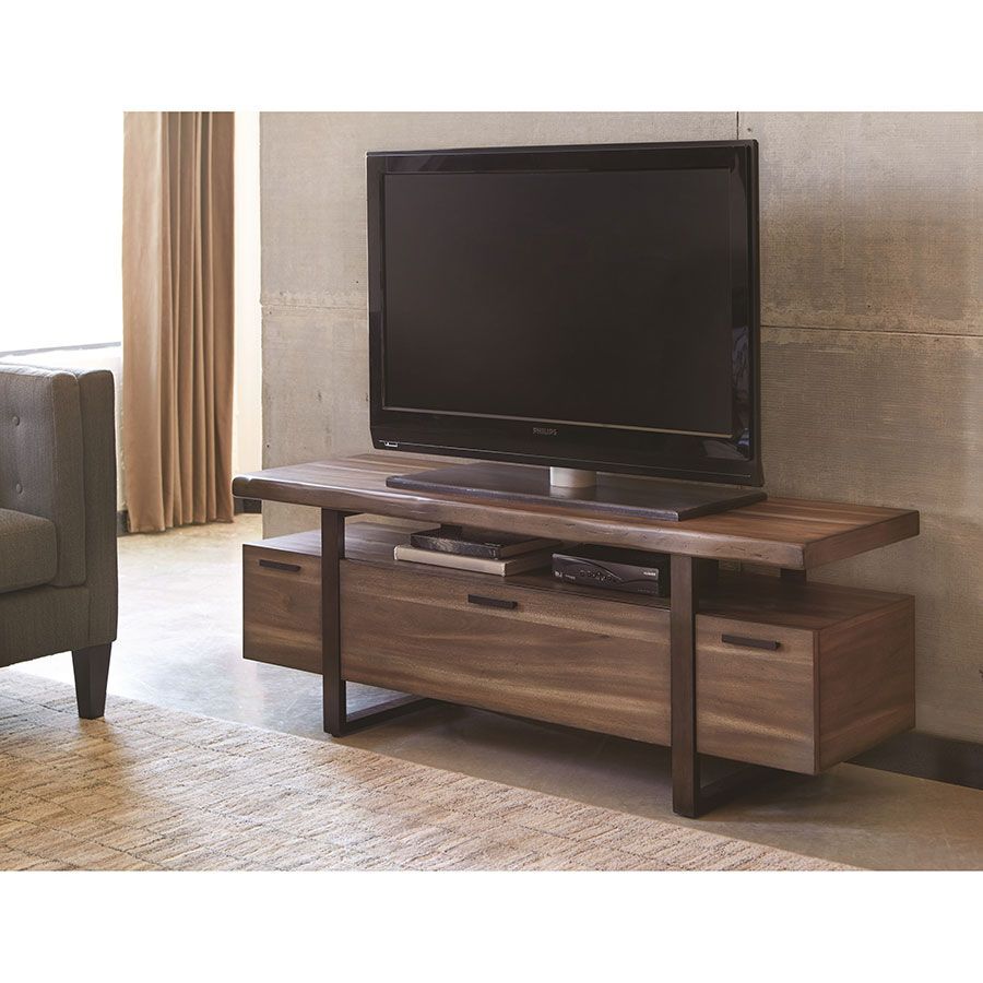 Anselmo Rustic Modern Live Edge Tv Stand | Furniture, Low Intended For Modern Low Profile Tv Stands (View 10 of 15)