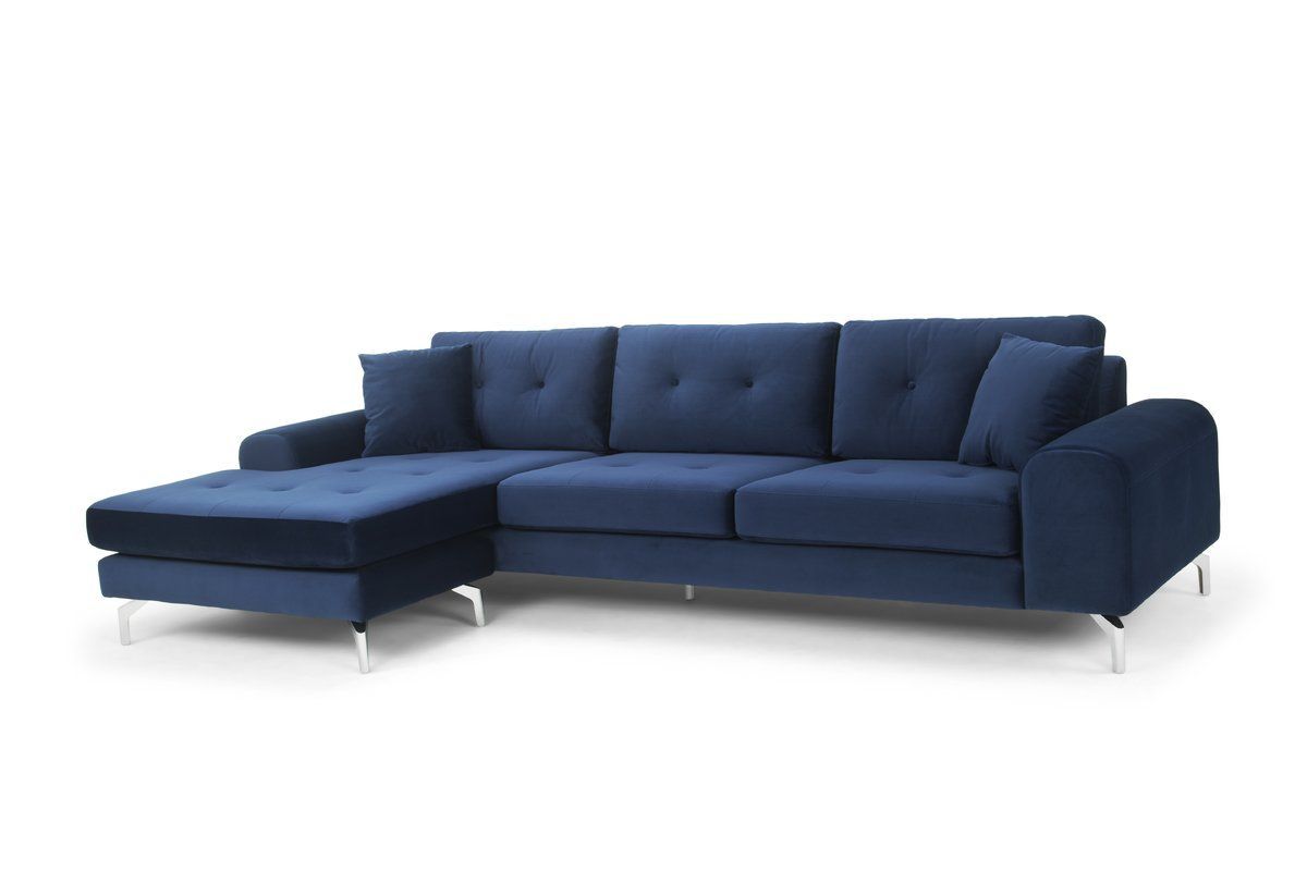 Aparicio Reversible Sectional | Allmodern | Sectional Sofa For Clifton Reversible Sectional Sofas With Pillows (View 7 of 15)