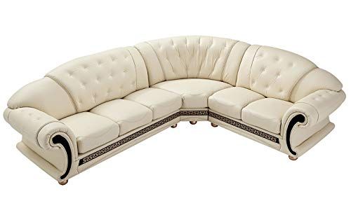 Apolo Traditional Leather Right Hand Facing Sectional Sofa With Regard To Artisan Beige Sofas (View 10 of 15)