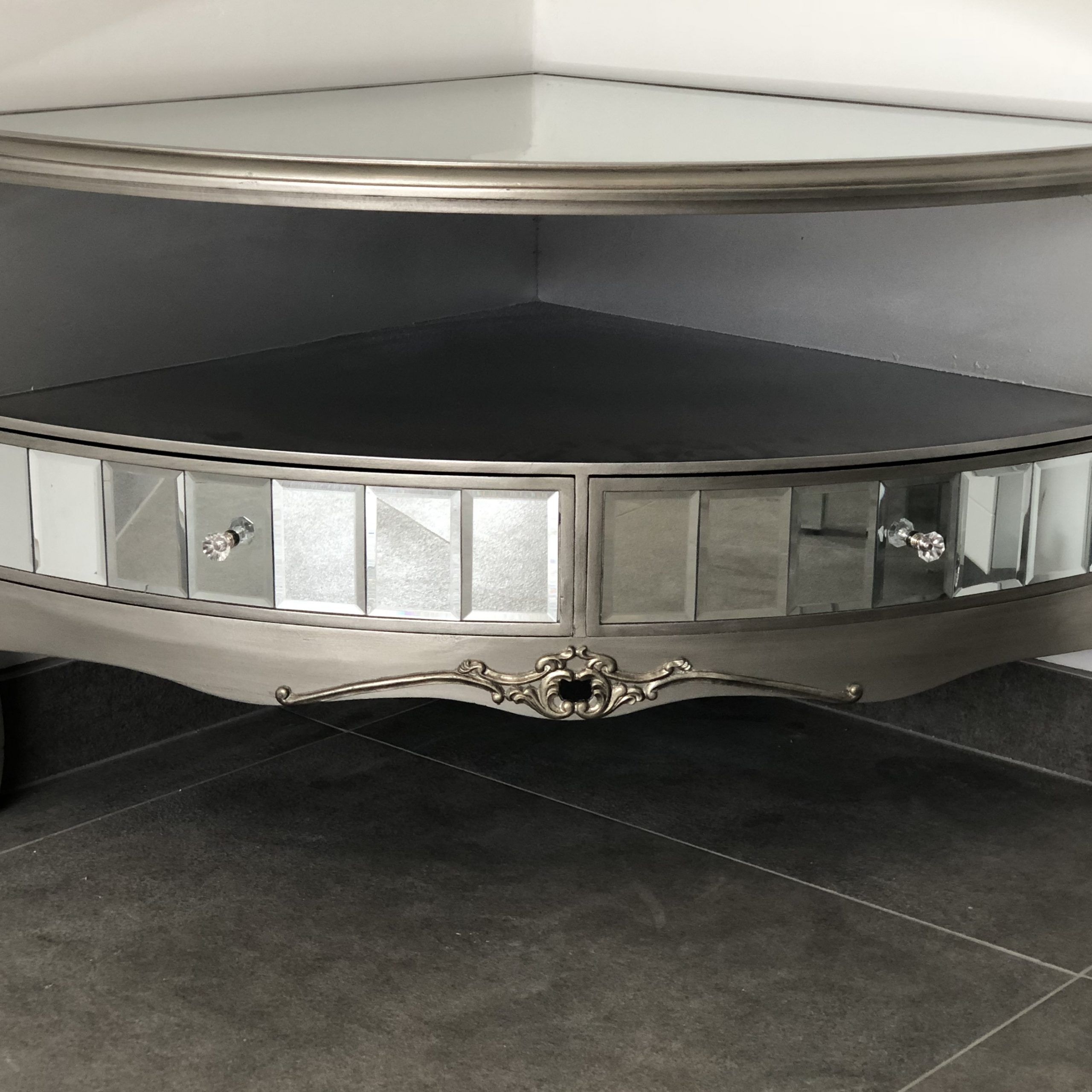 Argent Mirrored Corner Tv Unit Inside Mirrored Tv Unit (View 7 of 15)
