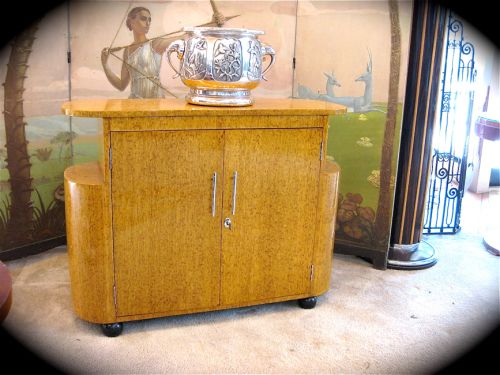 Art Deco Entertainment Media Cabinet / Tv Stand • Exotic In Art Deco Tv Stands (View 14 of 15)