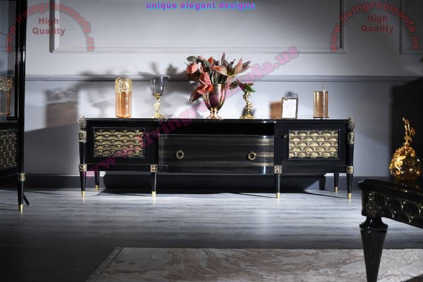 Art Deco Luxury Tv Stand Mixing Traditional And Modern Within Luxury Tv Stands (View 14 of 15)