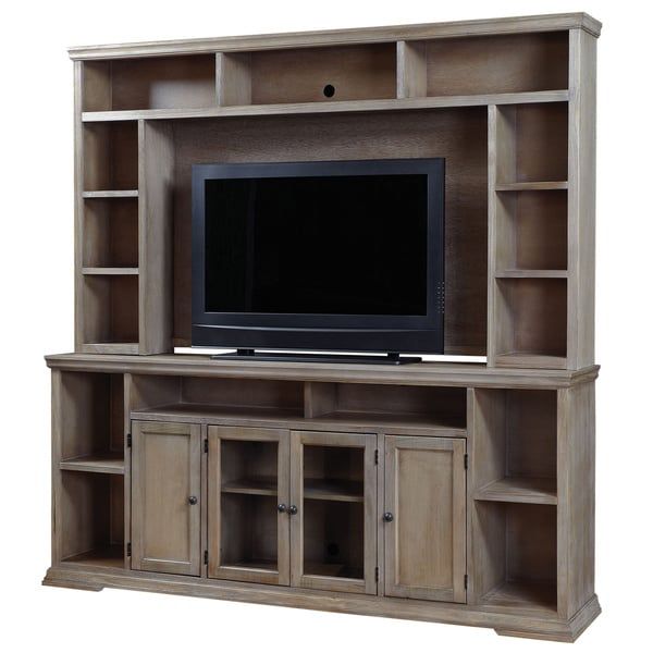 Art Van Oak Canyon 84 Inch Console With Hutch – 17101509 In Canyon Oak Tv Stands (View 9 of 15)