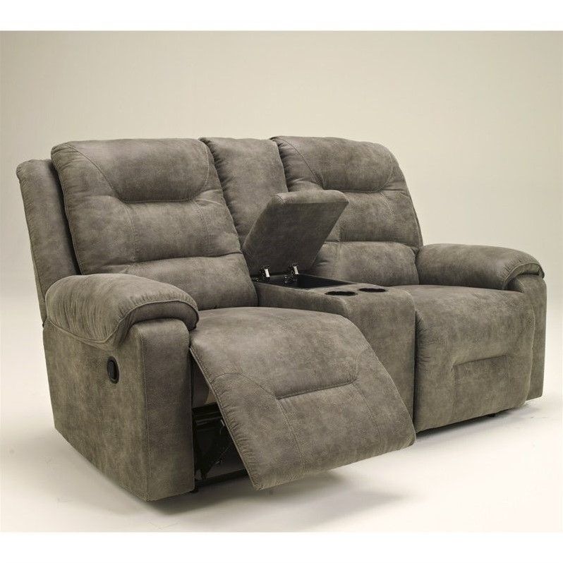 Ashley Furniture Rotation Double Power Reclining Loveseat Within Dual Power Reclining Sofas (View 9 of 12)