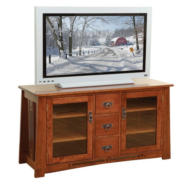 Aspen 56" Tv Stand | Tv Stand Wood, Solid Wood Tv Stand Intended For Lancaster Small Tv Stands (Photo 15 of 15)