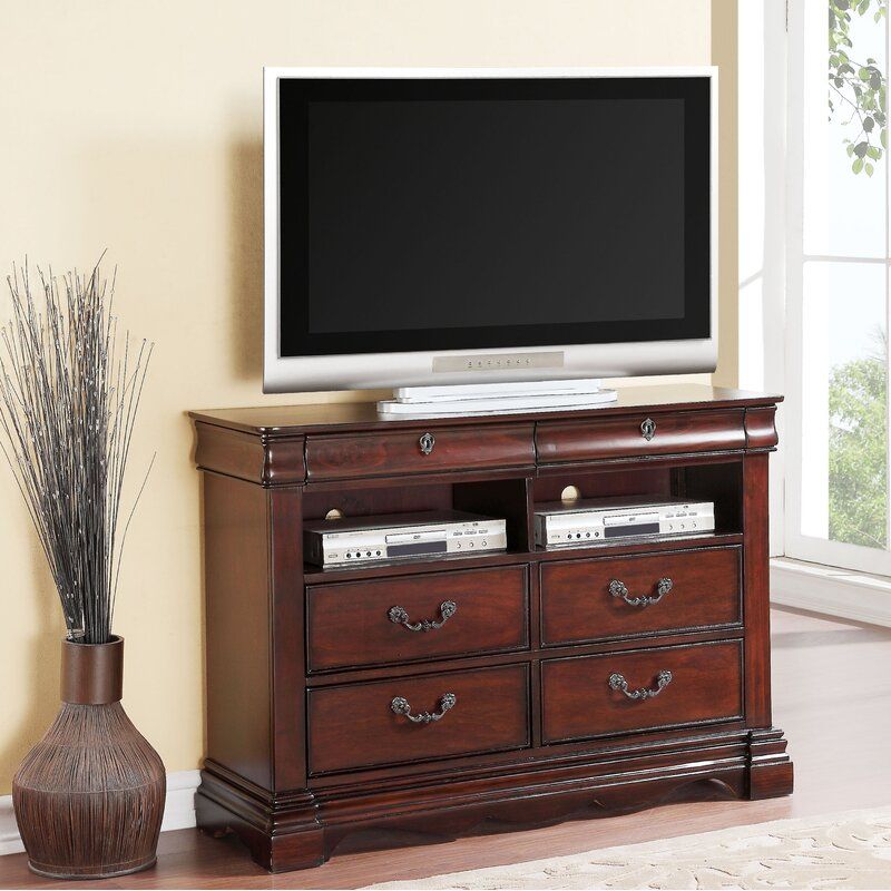 Astoria Grand Weathersby Solid Wood Tv Stand For Tvs Up To Within Twila Tv Stands For Tvs Up To 55" (Photo 13 of 15)