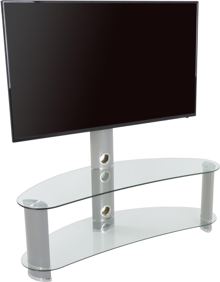 Avf Fsl1200curcs Curved Cantilever Tv Stand For Up To 55 With Regard To Cantilever Glass Tv Stand (View 6 of 15)