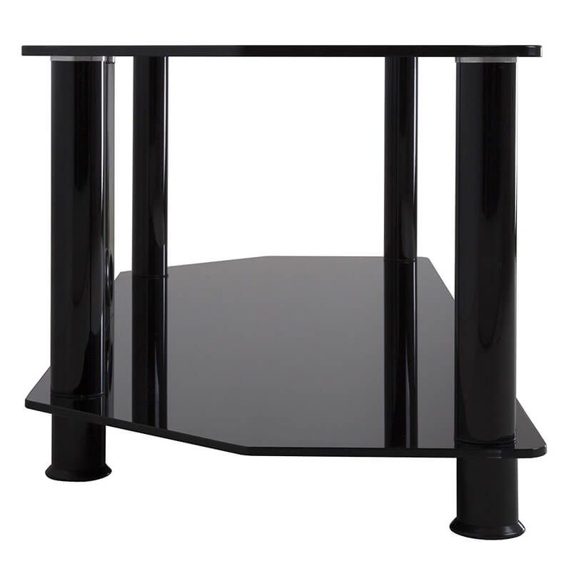 Avf Sdc1400cmbb A Tv Stand With Cable Management For Up To With Regard To Tv Stands Fwith Tv Mount Silver/black (View 14 of 15)