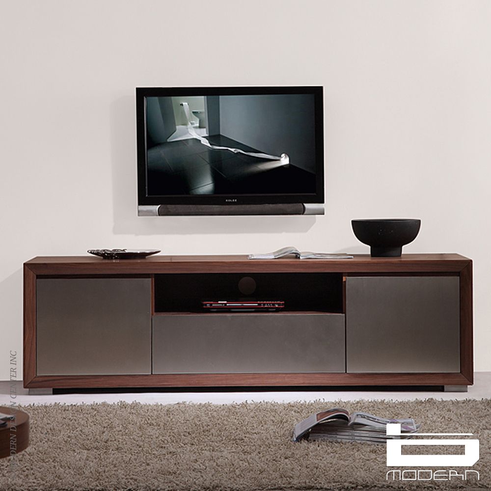 B Modern Esquire & Tv Stands, Light Walnut | Metropolitandecor Within Contemporary Tv Stands (View 7 of 15)