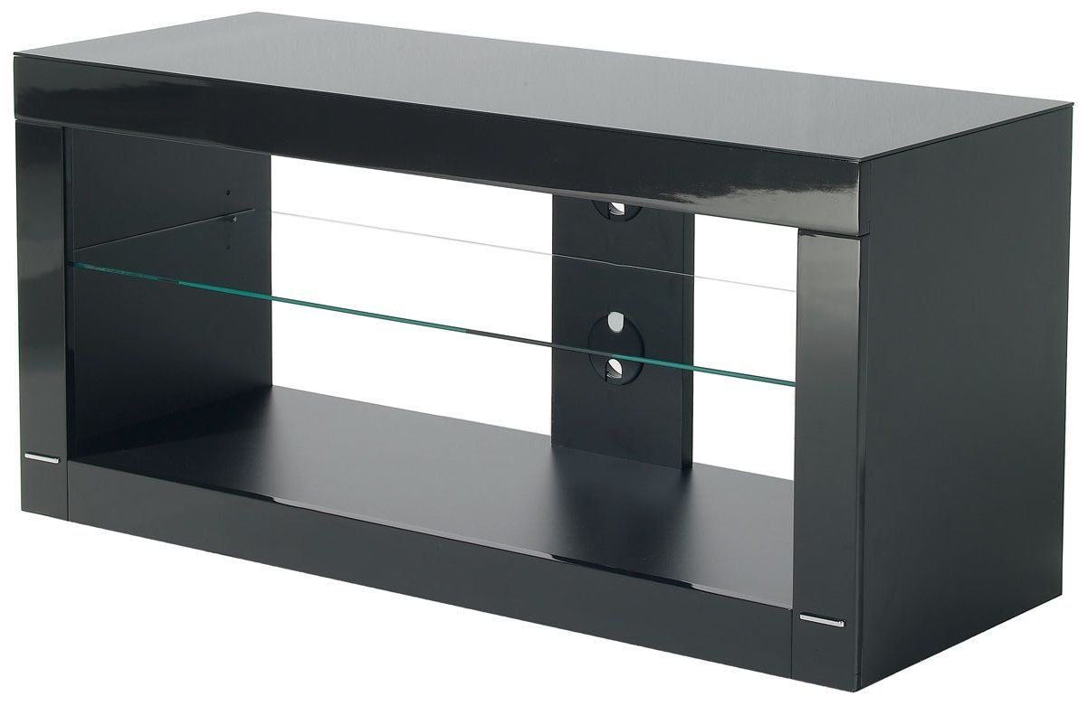 B Tech Btf802 High Gloss Black Tv Stand Inside Black Tv Cabinets With Doors (View 12 of 15)