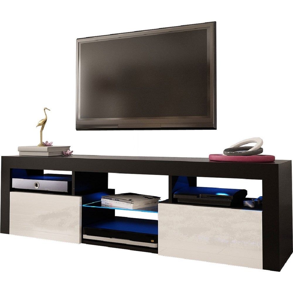 Bari 160 Wall Mounted Floating 63" Tv Stand With 16 Color Intended For Light Colored Tv Stands (Photo 1 of 15)