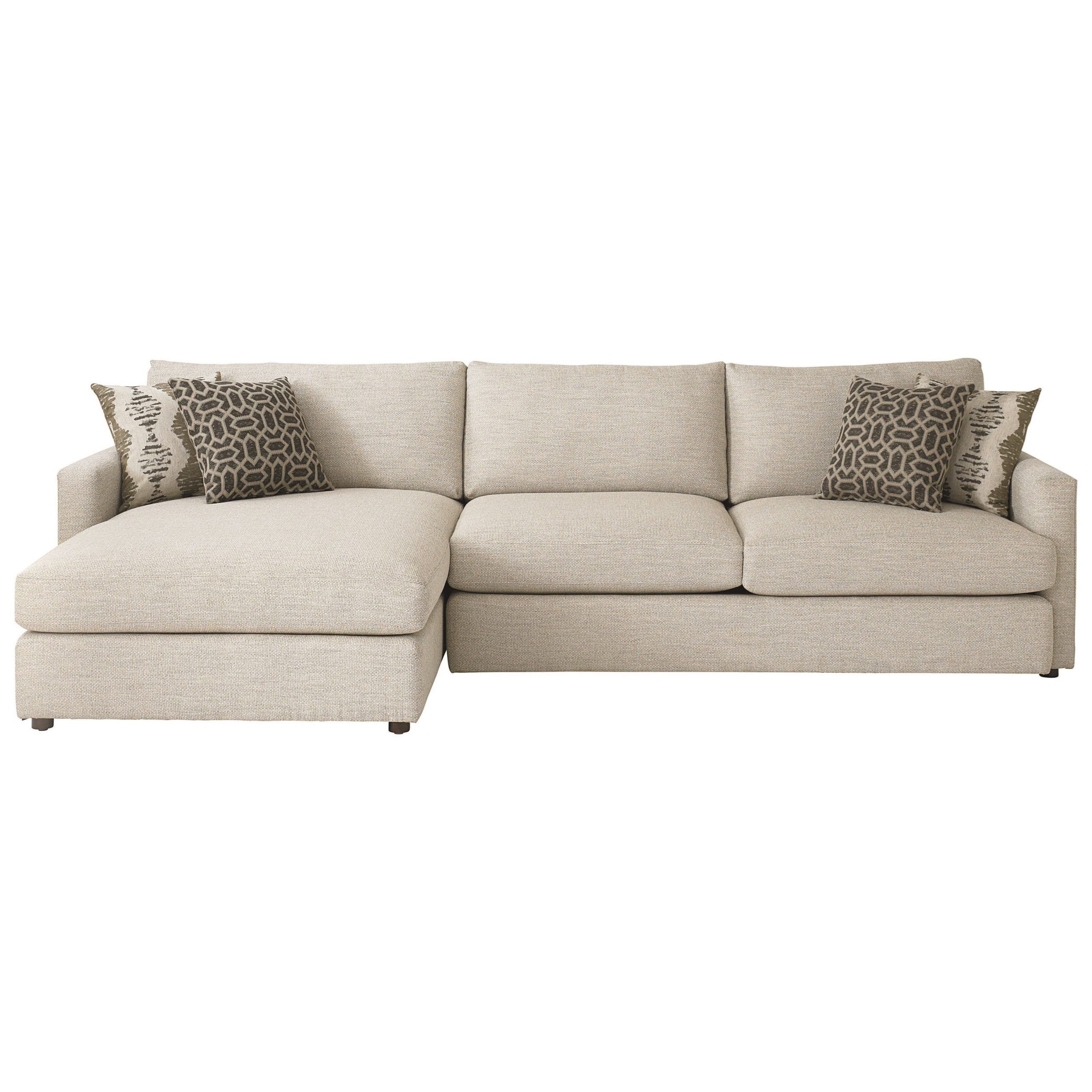 Bassett Allure Contemporary Sectional With Left Arm Facing Intended For Hannah Left Sectional Sofas (View 7 of 15)
