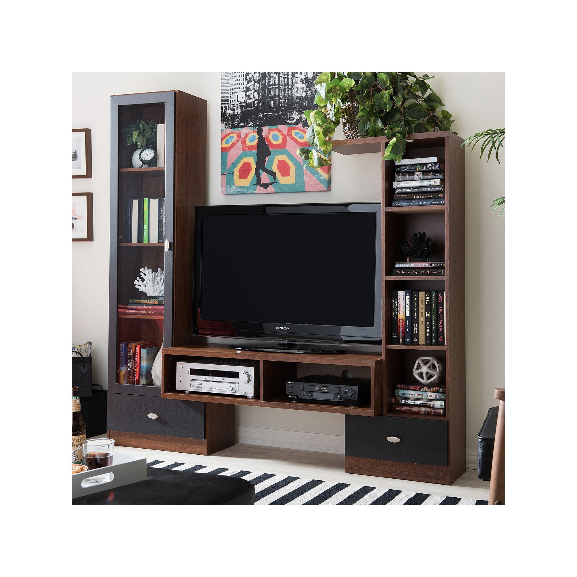 Baxton Studio Empire Tv Stand | Contemporary Tv Stands Inside Funky Tv Units (Photo 1 of 15)