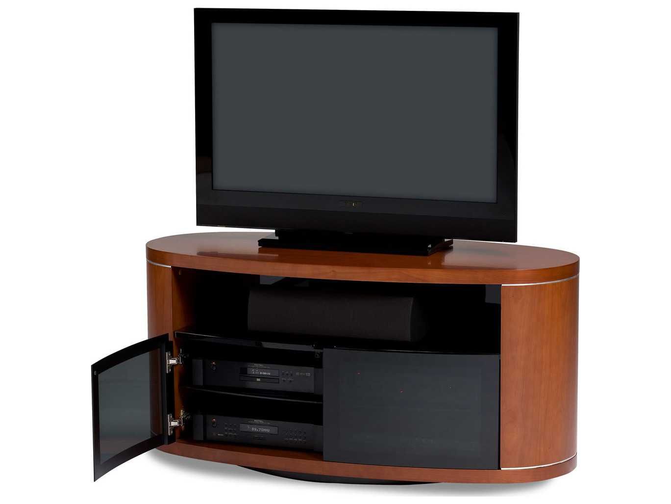Bdi Revo 54'' X 24'' Natural Stained Cherry Double Wide Regarding Tv Stands 40 Inches Wide (View 9 of 15)