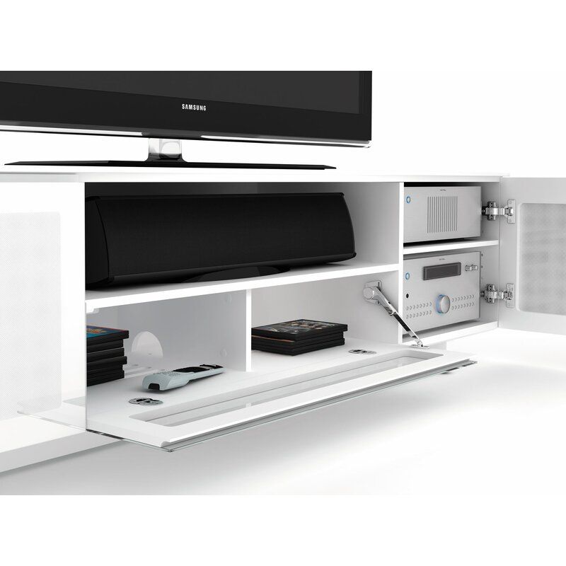 Bdi Usa Nora Slim Tv Stand For Tvs Up To 85 Inches With Regard To Slimline Tv Stand (Photo 5 of 15)