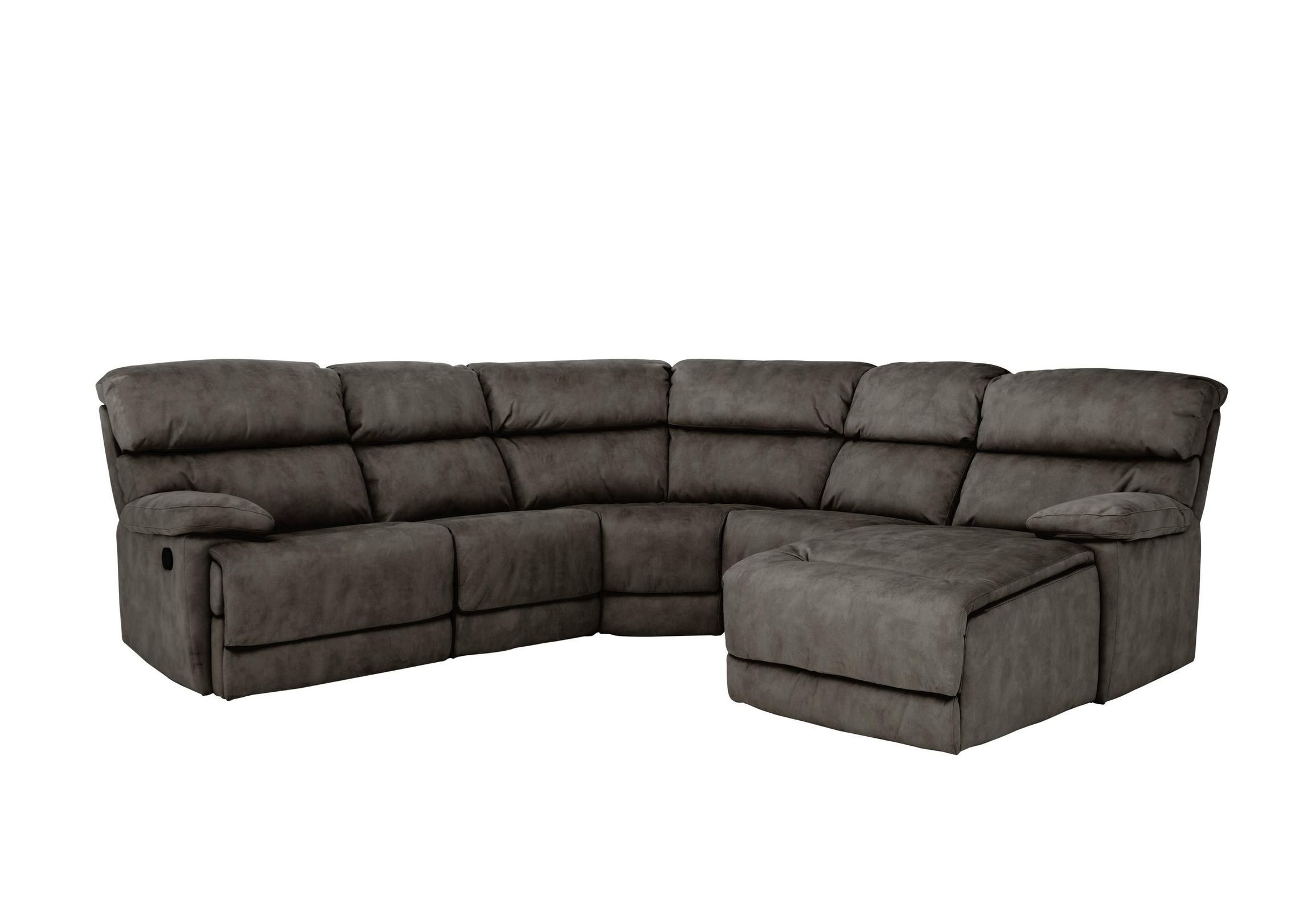 Beautifully Cushioned Fabric Corner Sofa Seats At Least 5 In Contempo Power Reclining Sofas (View 10 of 15)