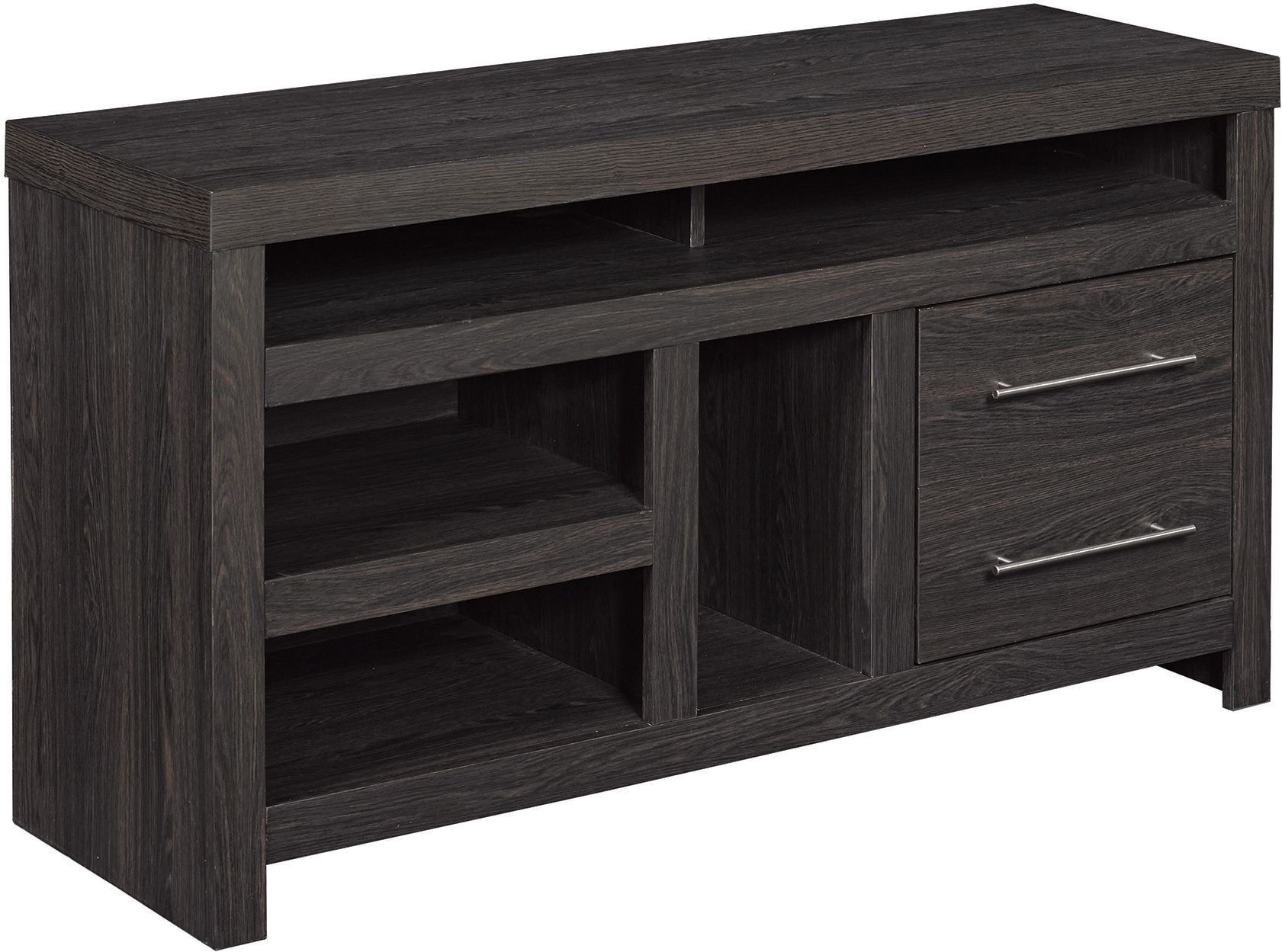 Bell'o Black Walnut Everson Tv Stand From Twin Star Throughout Walnut Tv Stand (View 2 of 15)