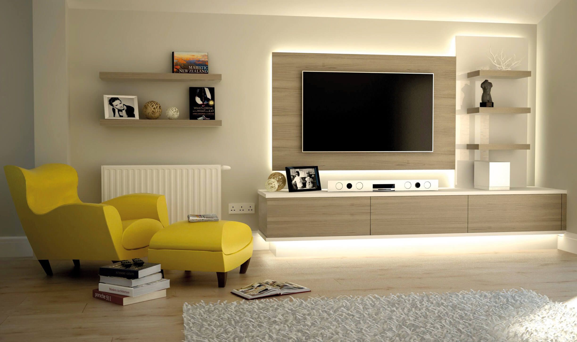 Bespoke Fitted Tv Units – Living Room Furniture | Living Pertaining To Wall Display Units And Tv Cabinets (View 9 of 15)